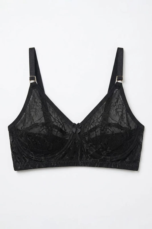 HS Women's Floral Net Bra