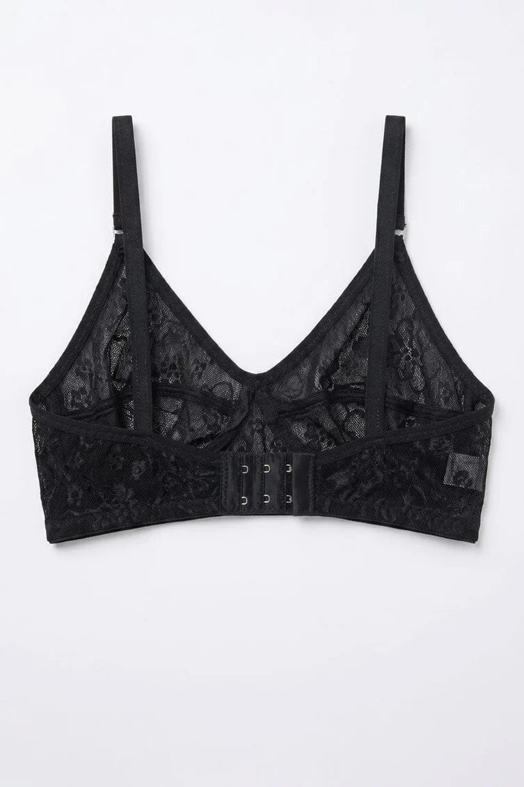 HS Women's Floral Net Bra