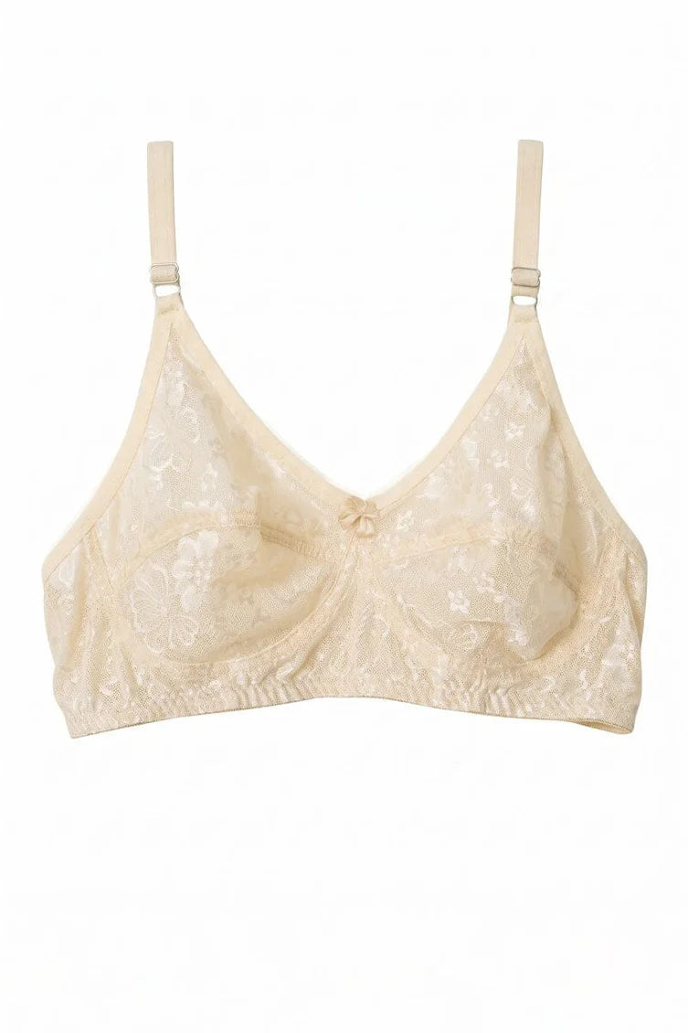 HS Women's Floral Net Bra