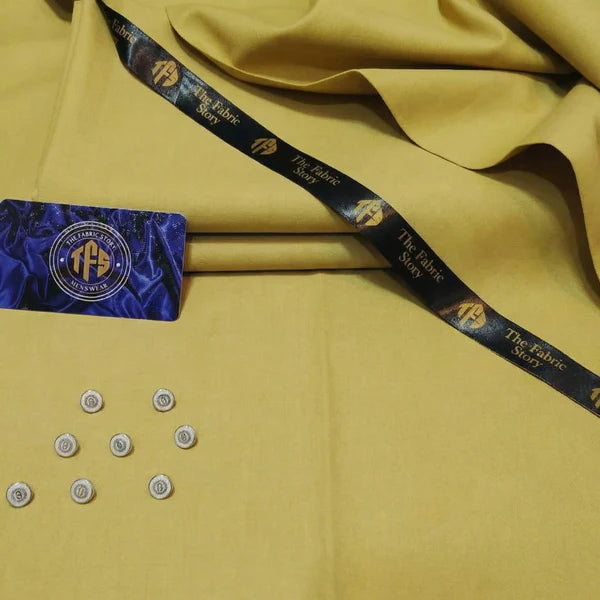 Gentle Gold – Royal Shalwar Kameez Soft Cotton