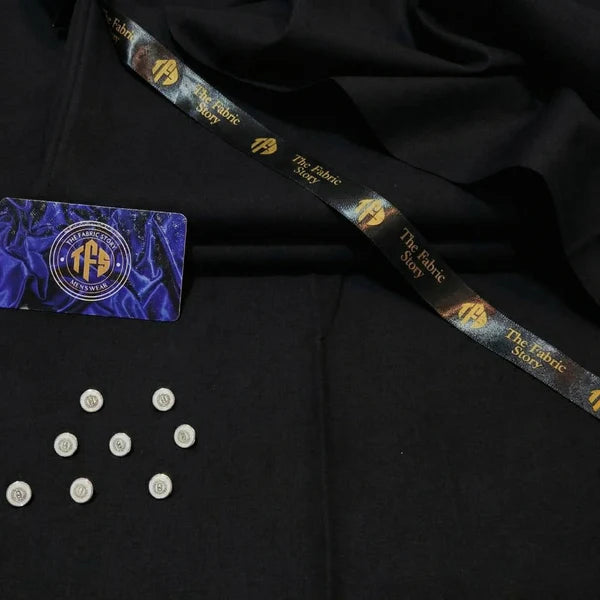 Black – Royal Shalwar Kameez Soft Cotton