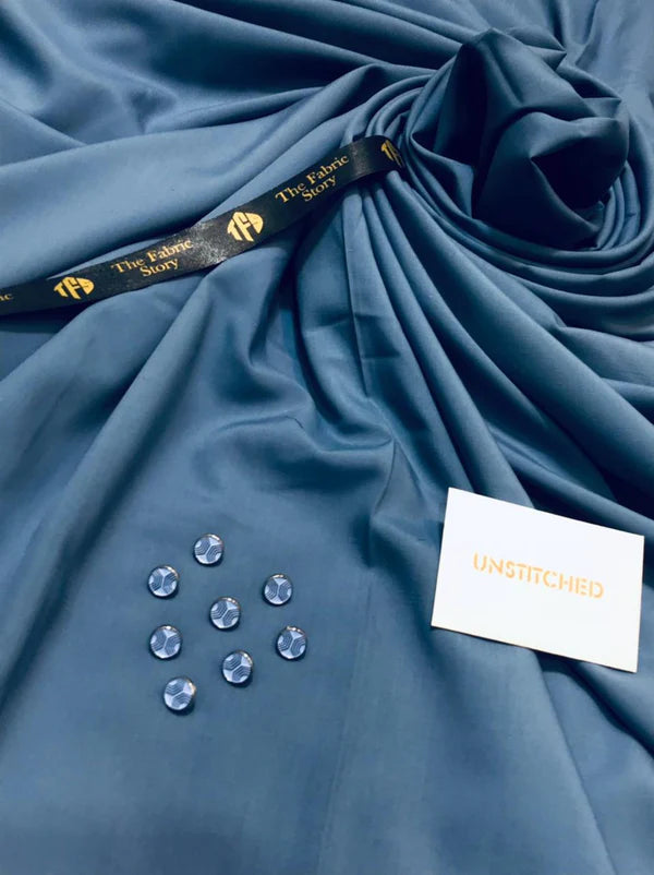 Fabrish Men Exclusive Wash & Wear - Kashmir Blue -FWW06