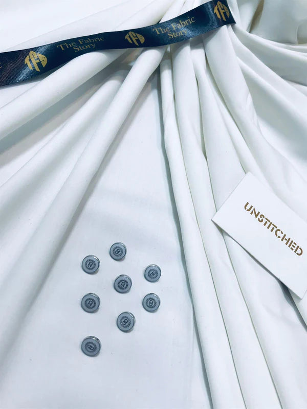 Fabrish Men Exclusive Wash & Wear - White -FWW01